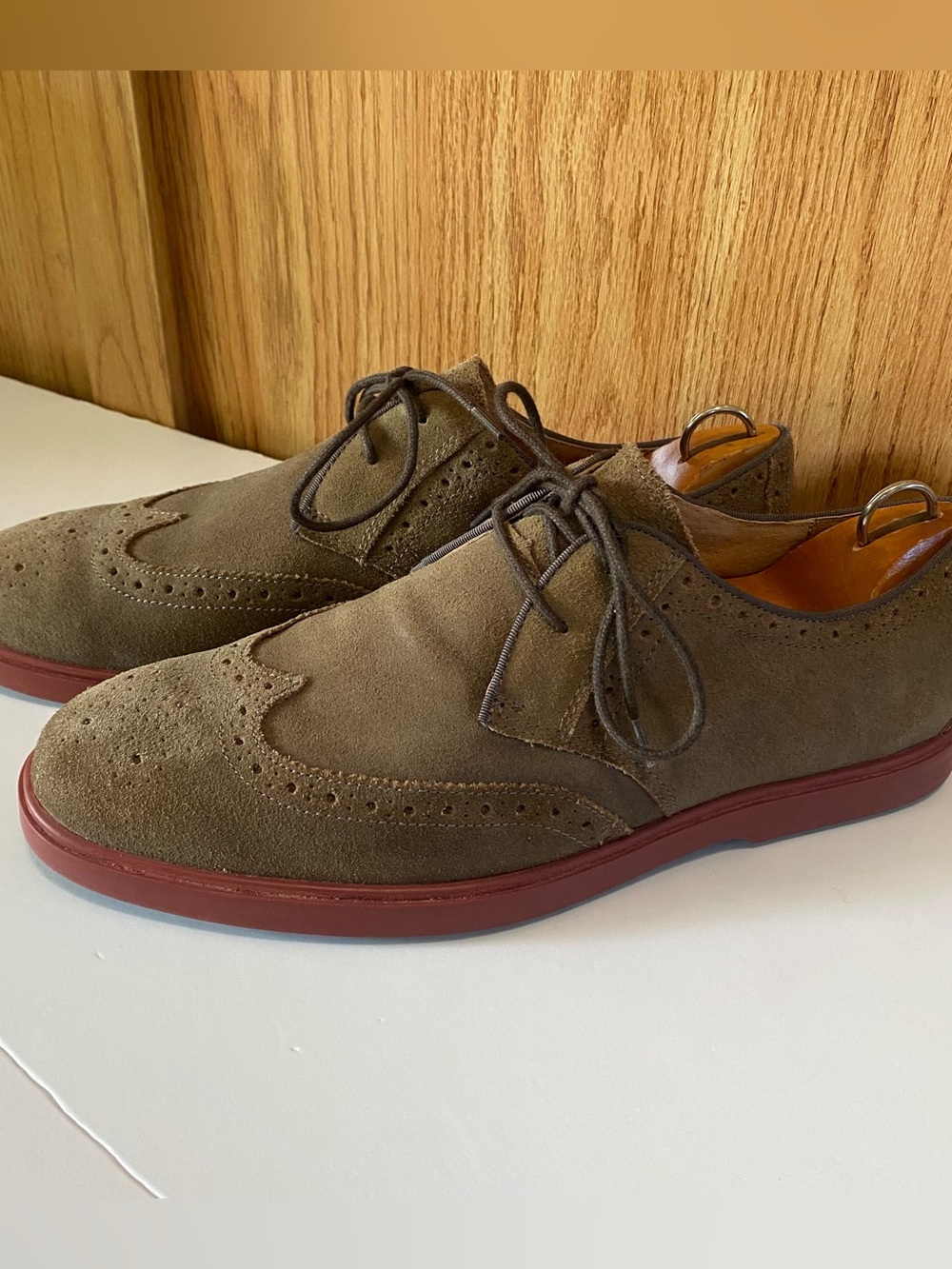 Polo Ralph Lauren Dirty Buck Wingtip Oxford Shoes Men’s 10.5D